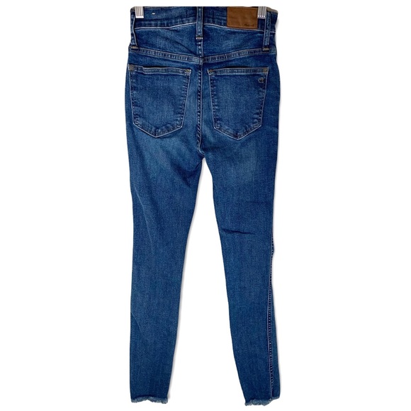 Madewell 10" High Rise Skinny Jeans Medium Brockton Wash 24 00 - Picture 3 of 11